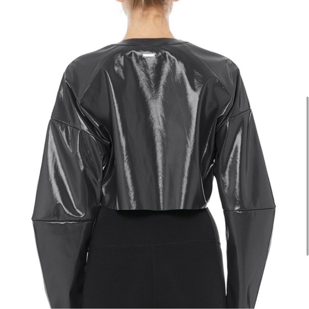 ALO Liquid Jacket with Cropped Length - Picture 4 of 8